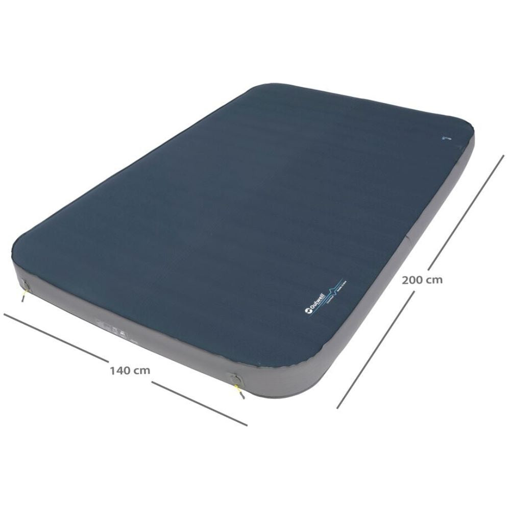 Outwell Dreamboat Double 12cm Self-Inflating Mat (Night Blue) measurements