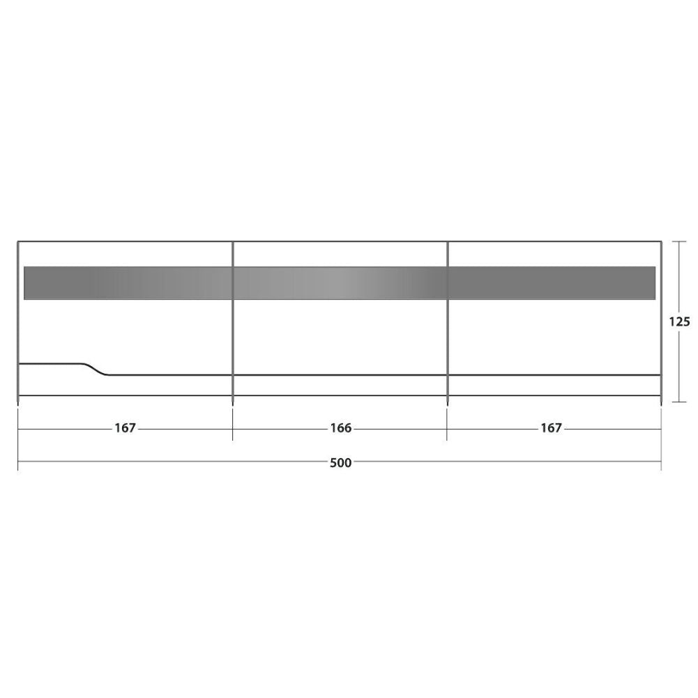 Outwell Windscreen Camping Windbreak (Elegant Green) measurements