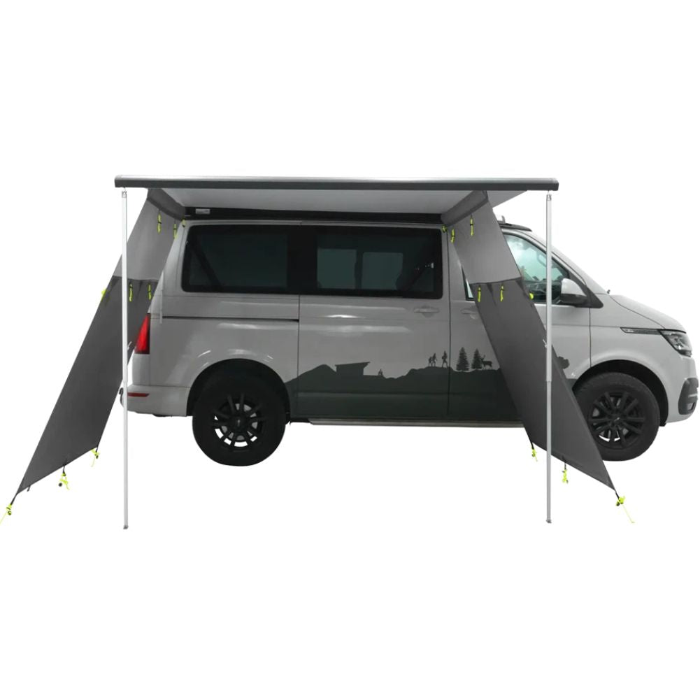 Outwell Fallcrest Side Panel Set Vehicle Awning front