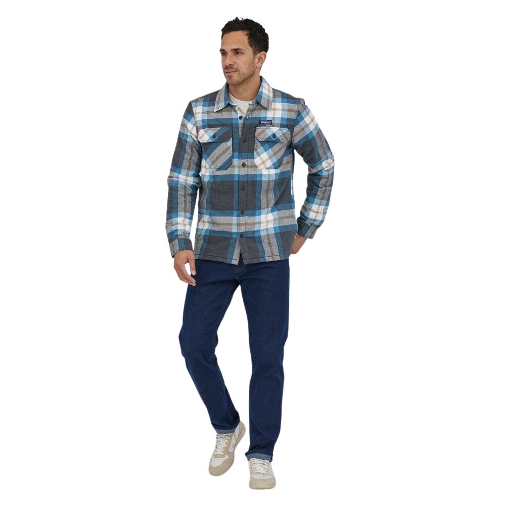 Patagonia Men's Insulated Organic Cotton Midweight Fjord Flannel Shirt 