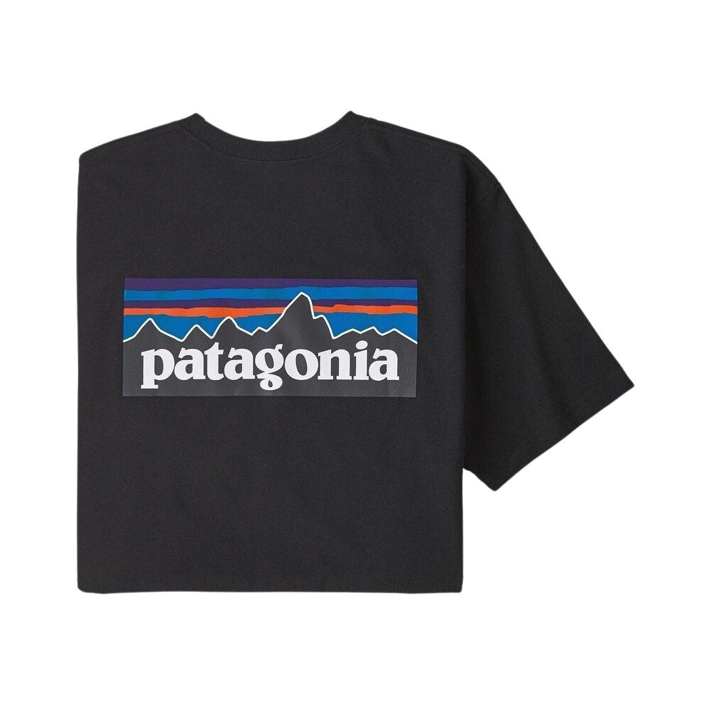 Patagonia Men’s P-6 Logo Responsibili-Tee® (Black) 