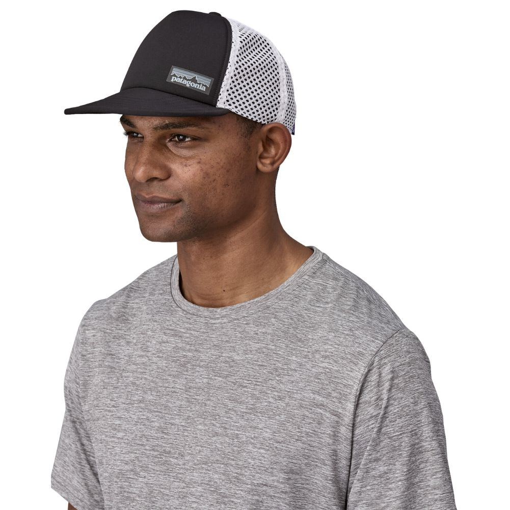 Patagonia Duckbill Trucker Hat (Black) model angle