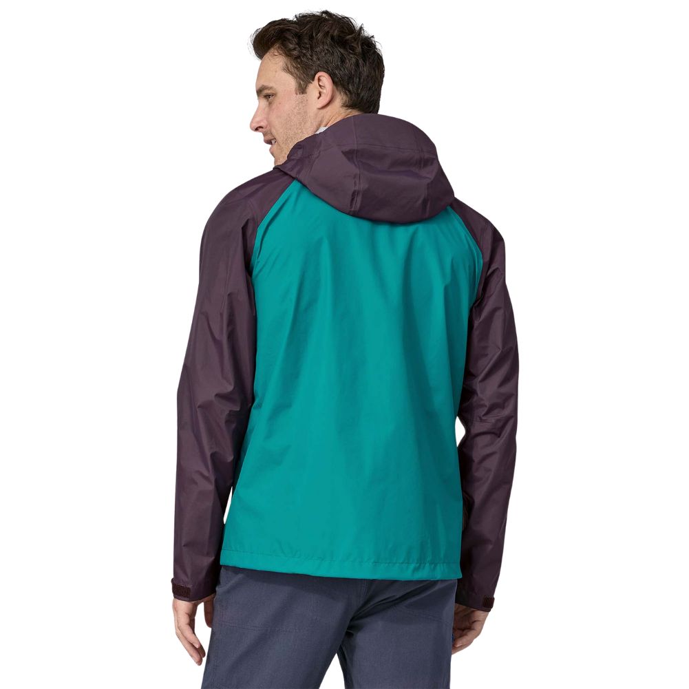 Patagonia Men's Torrentshell 3L Rain Jacket (Obsidian Plum) - Back 