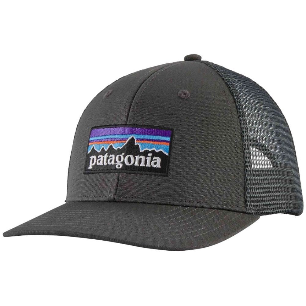 Patagonia P-6 Logo Trucker Hat (Forge Grey)