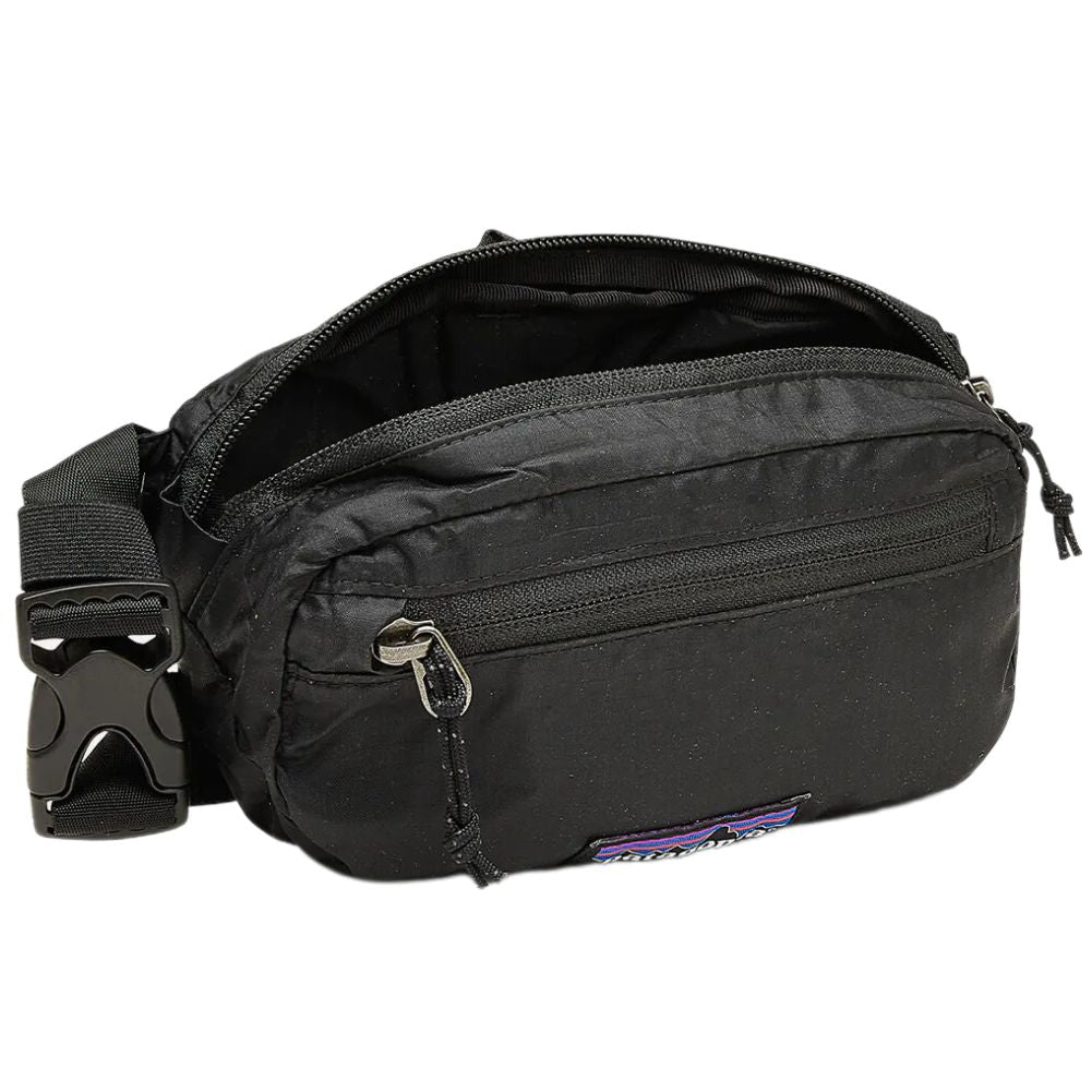 Patagonia Ultralight Black Hole Mini Hip Pack 1L (Black) open