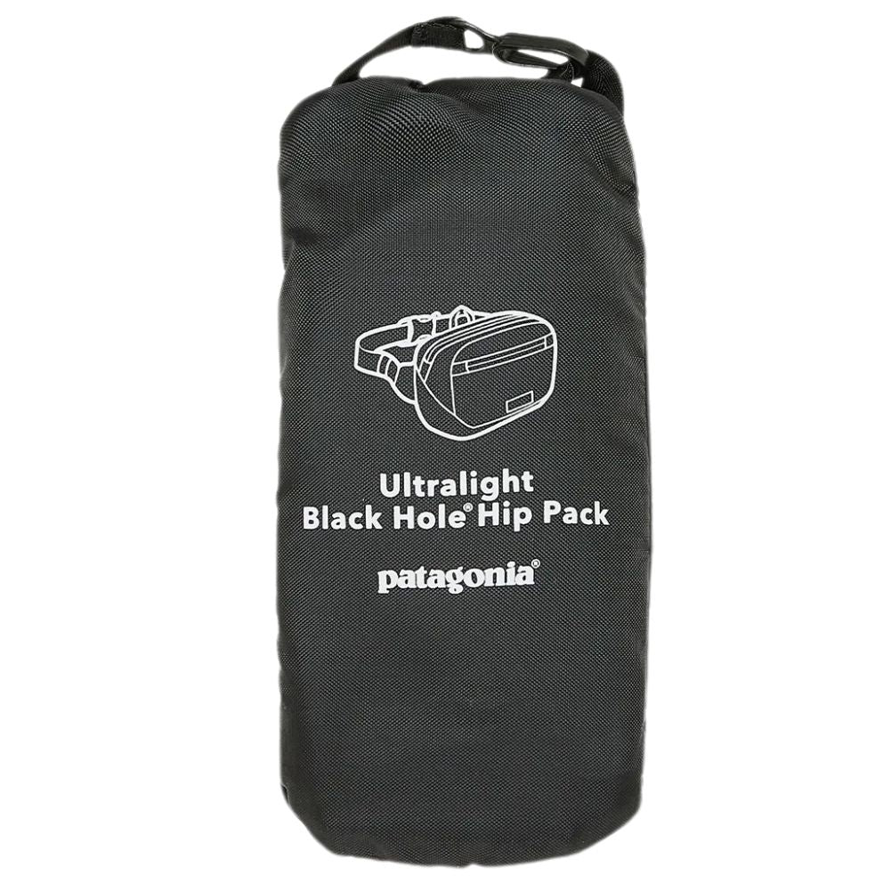 Patagonia Ultralight Black Hole Mini Hip Pack 1L (Black) packed up