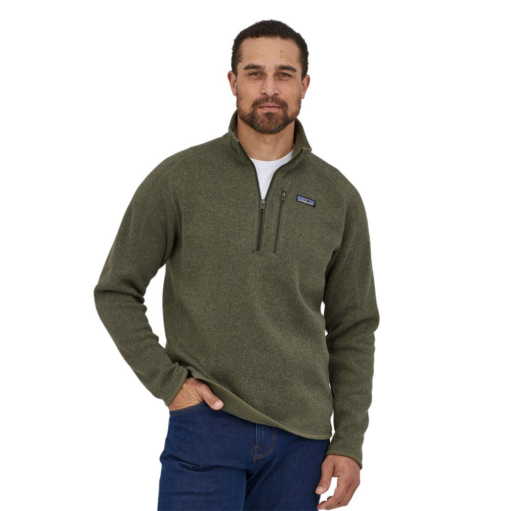 Patagonia Men's Better Sweater 1/4-Zip Fleece (Industrial Green) - Front