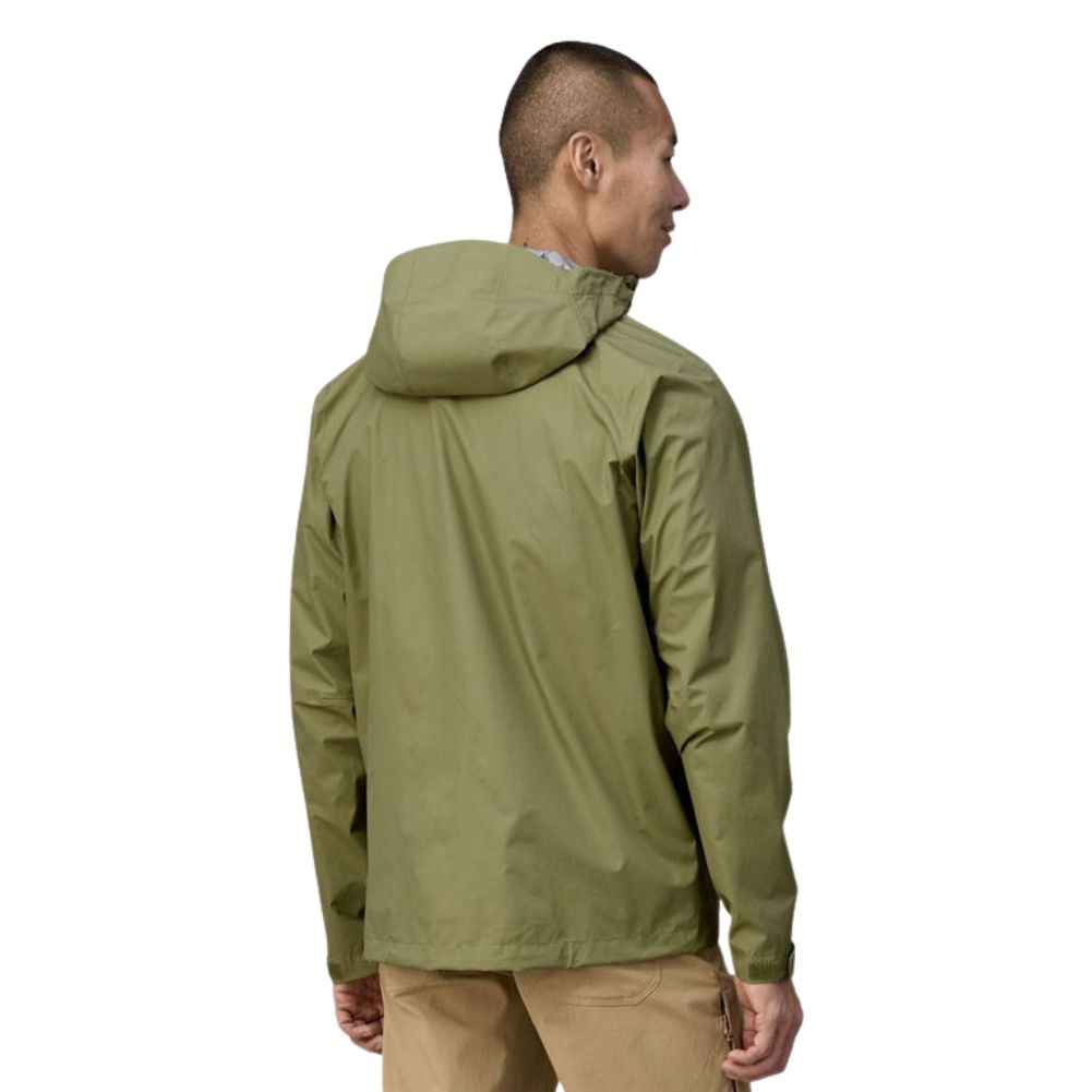Patagonia Men’s Torrentshell 3L Waterproof Jacket (Buckhorn Green) - Back 