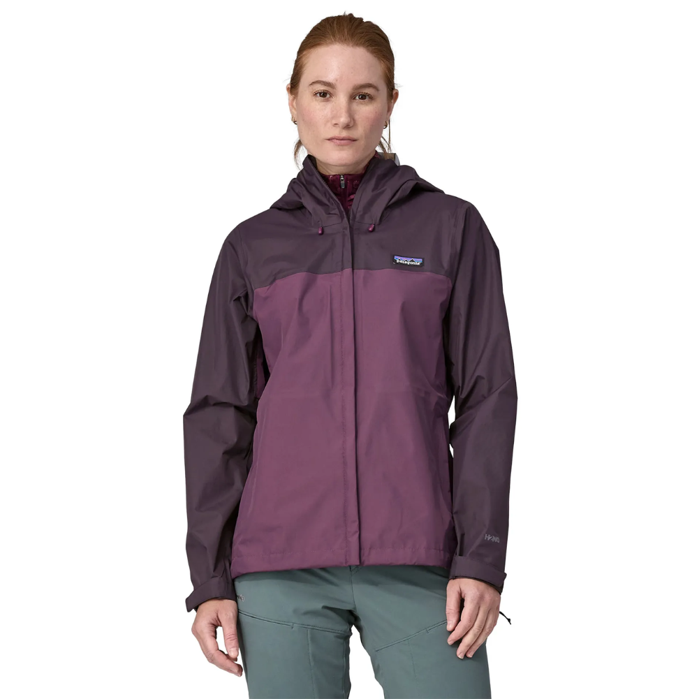Patagonia Women&#39;s Torrentshell 3L Rain Jacket (Night Plum) front model