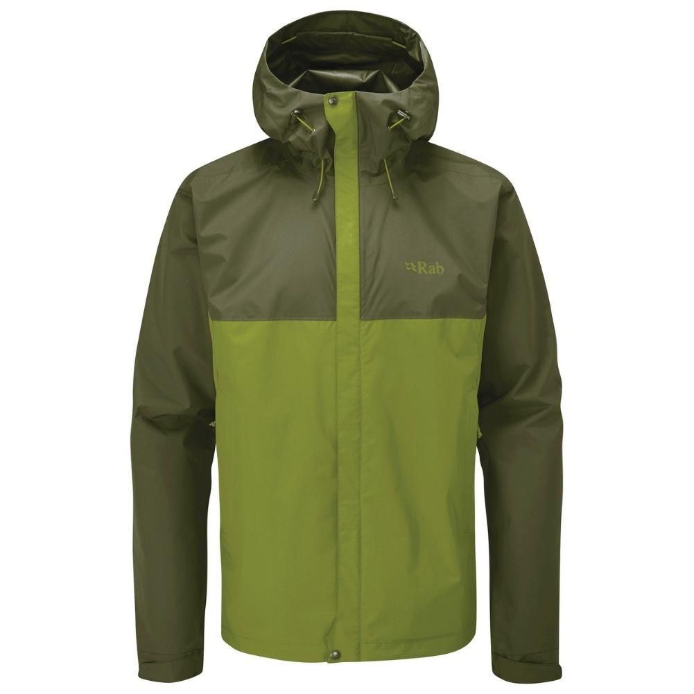 RAB Men's Downpour Eco Jacket (ArmyAspen Green) 