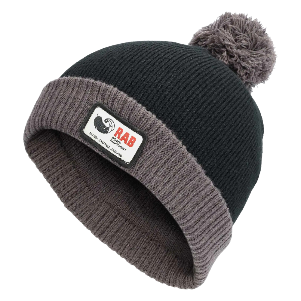 Rab Essential Bobble Recycled Beanie (Black)