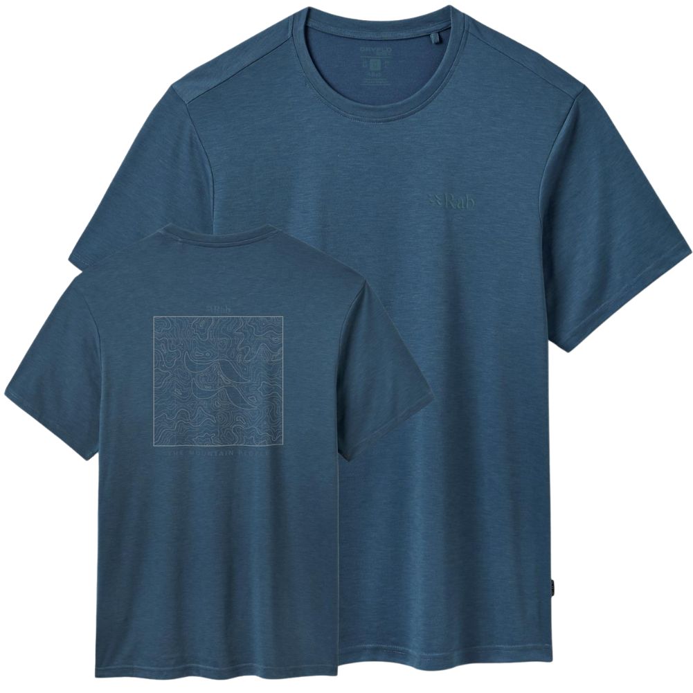Rab Men's Crimp Elevation Tee (Tempest Blue)