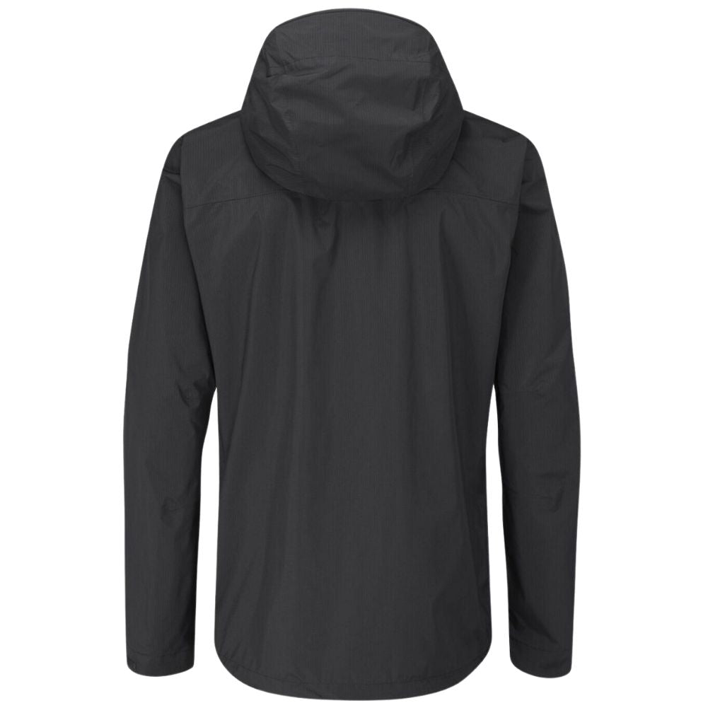Rab Men's Downpour Plus 2.0 Waterproof Jacket (Black) back