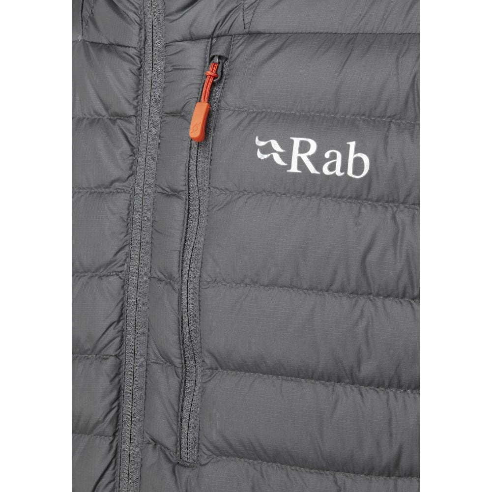 Rab Men&#39;s Microlight Alpine Down Jacket (Graphene) logo