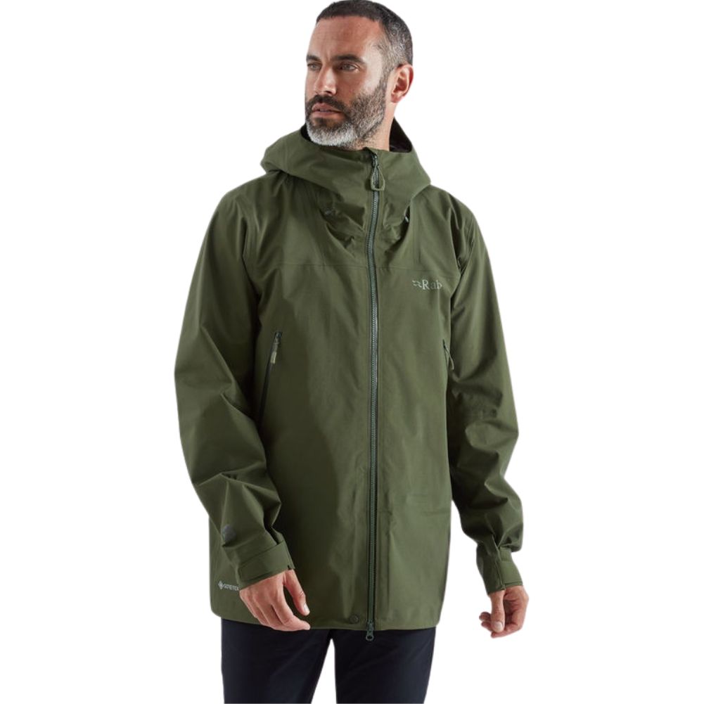 Rab Mens Kangri GTX Jacket (Army) model front