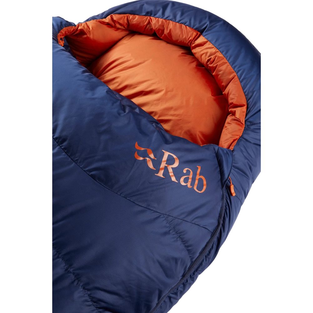 Rab Women&#39;s Ascent 700 Down Sleeping Bag (Nightfall) close up