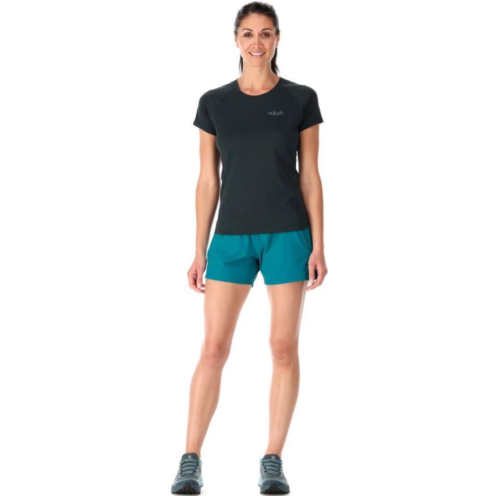 Rab Women's Momentum Shorts - 4" Inch (Marine Blue) full body

