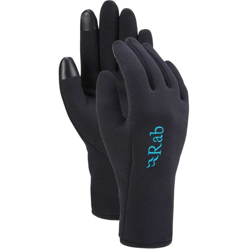 Rab Women's Power Stretch Contact Gloves (Black)