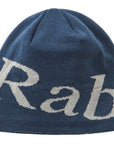 Rab Logo Beanie (Tempest Blue/Light Zinc)