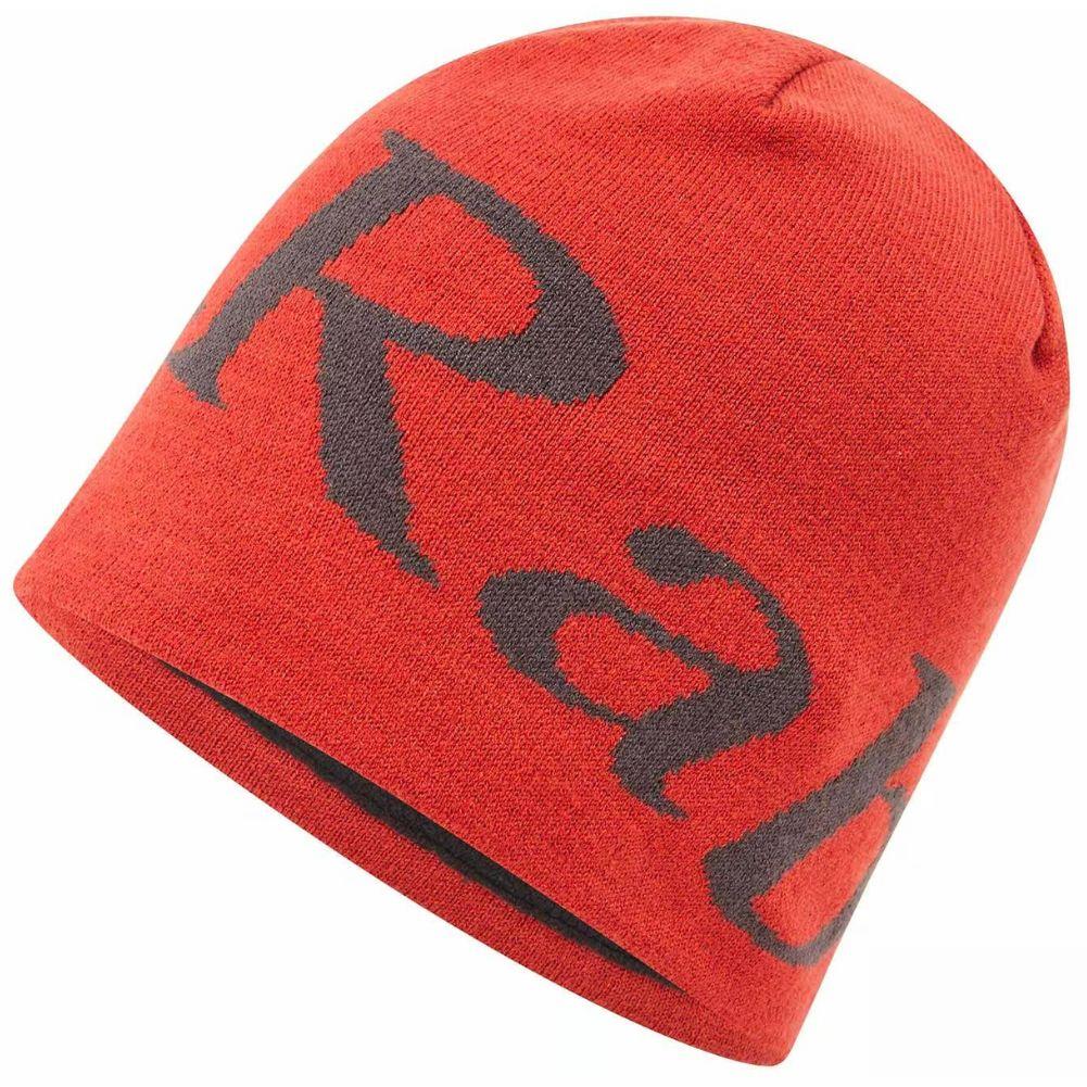Rab Logo Beanie (Tuscan Red/Graphene)