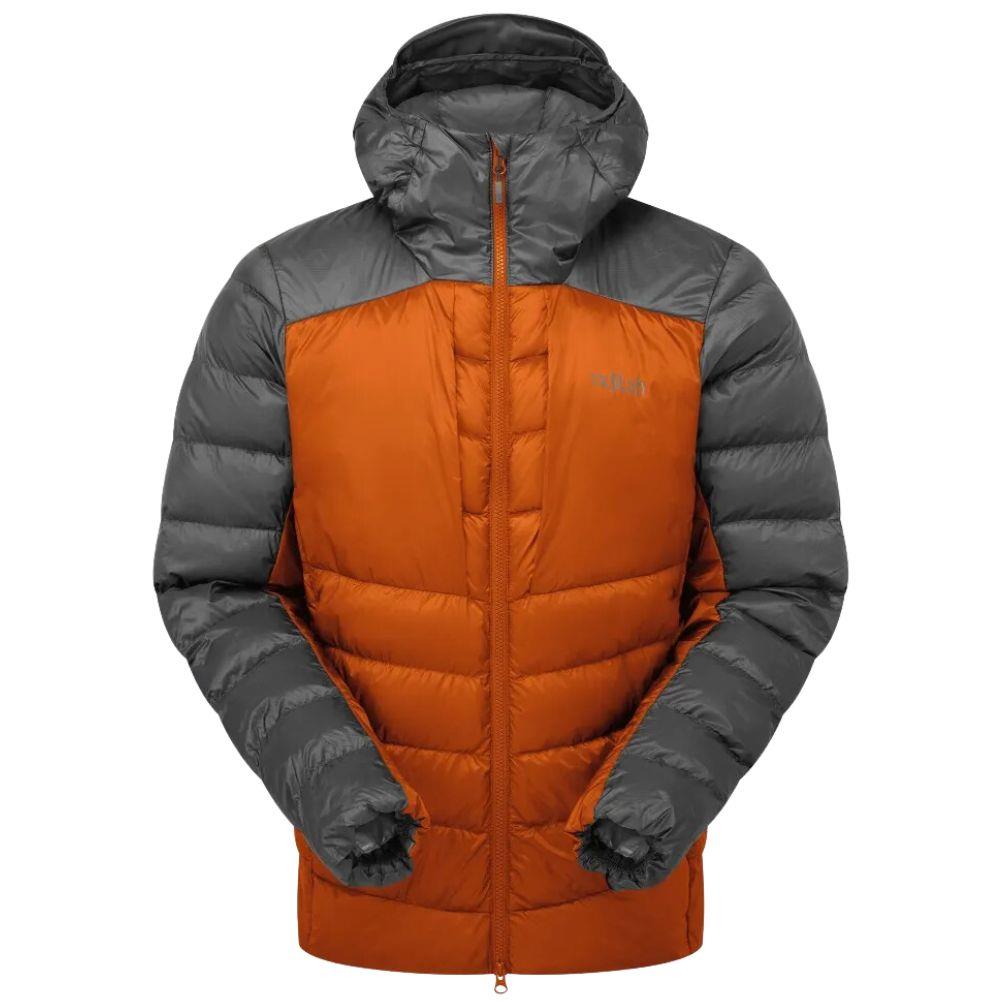 Rab Men's Cirrus Ultra Insulated Hooded Jacket (Graphene/Marmalade)