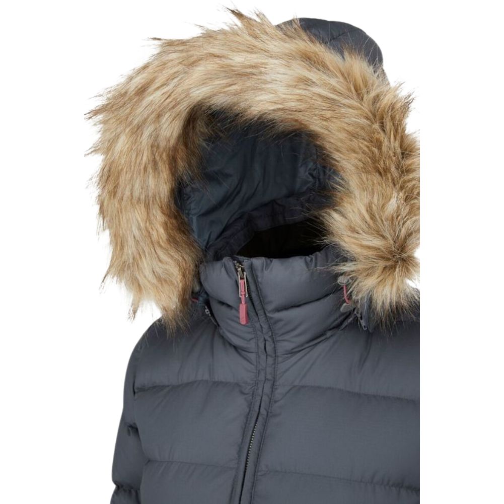 Rab Women's Deep Cover Recycled Down Parka (Steel) – Summits Outdoor