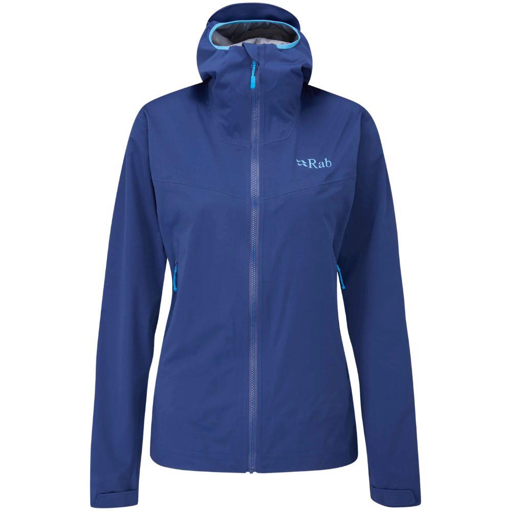 Rab Women's Kinetic 2.0 Waterproof Jacket (Nightfall Blue)