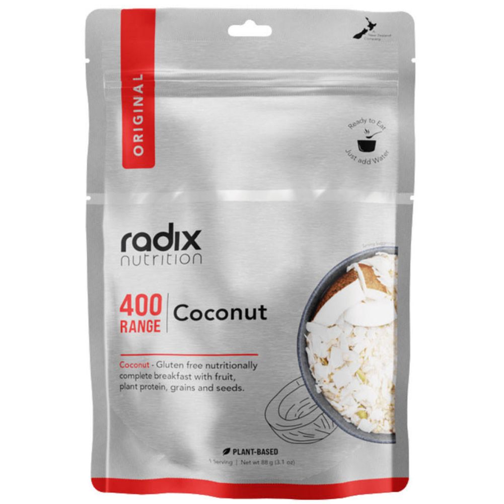 Radix Nutrition Original Breakfast v9.0 - 400Kcal (Coconut) front