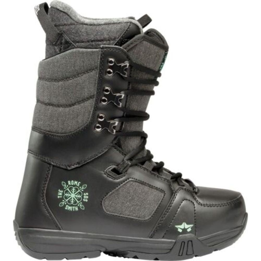 Rome Women's Smith Snowboard Boots (Black/Grey) side