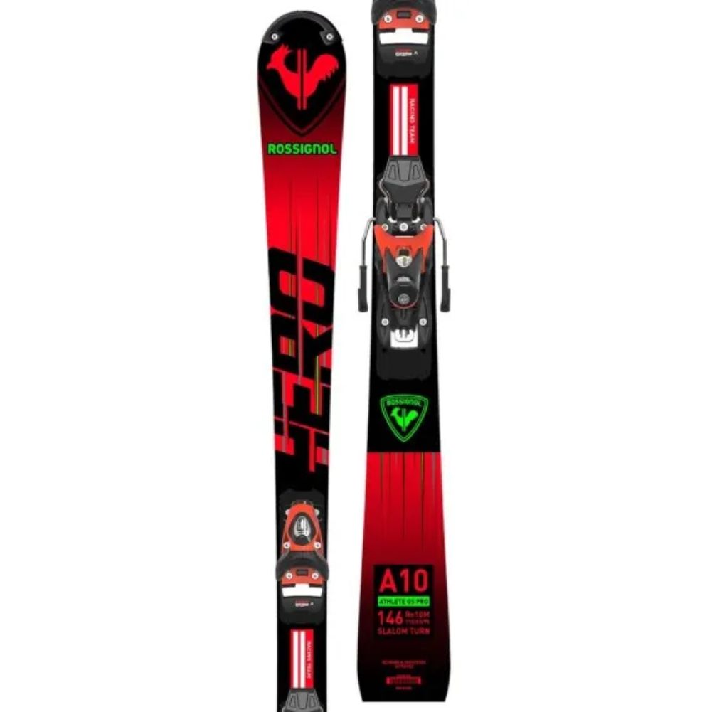 Rossignol Unisex Hero Athlete SL Skis (R22) 150cm &amp; SPX 12 Rockerace Bindings (2023) close up