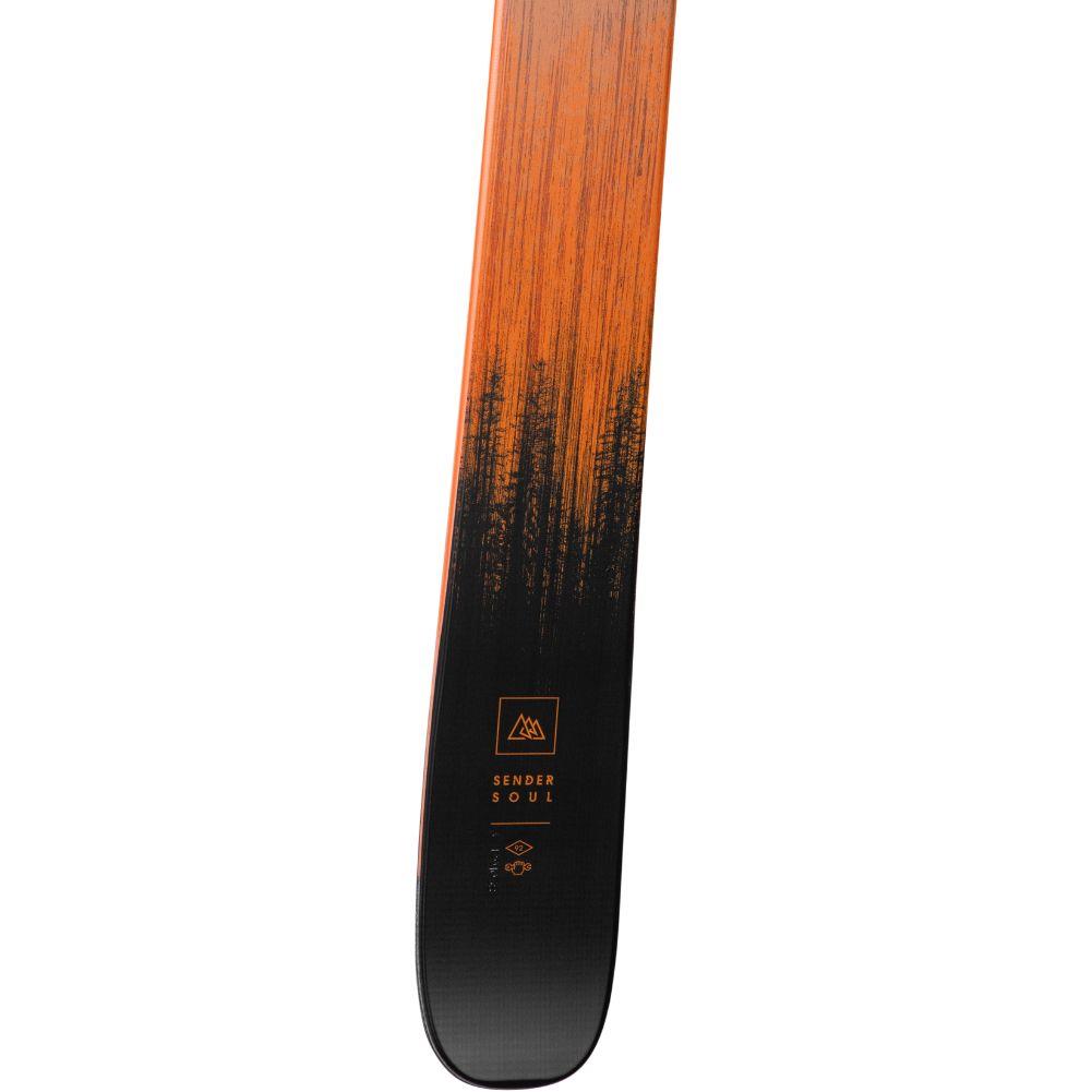 Rossignol Sender Soul 92 Skis &amp; Look NX12 GW B100 Bindings - Bottom 