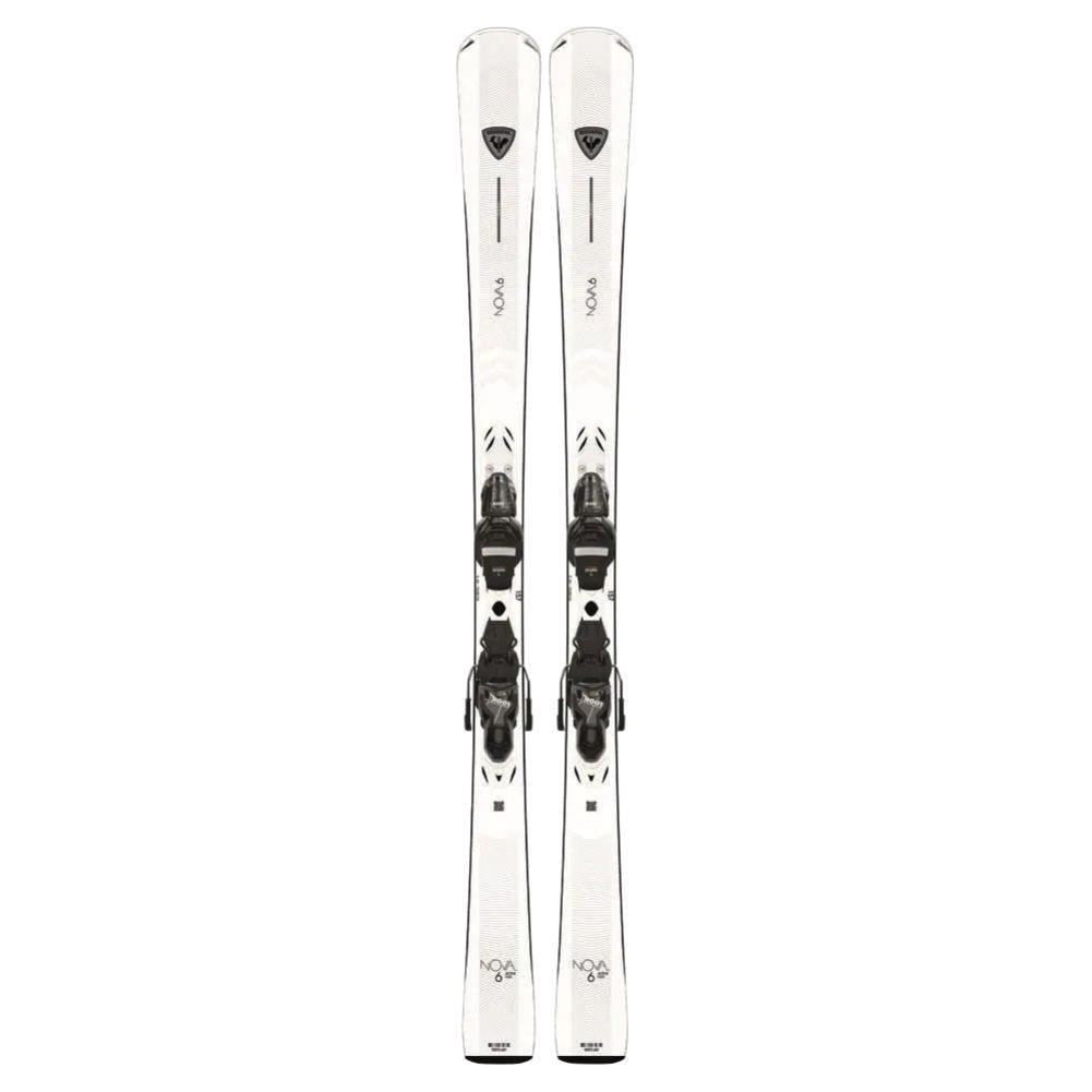 Rossignol Women's Nova 6 Skis &amp; Xpress 11 GW B83 Bingings (White/Sparkle)