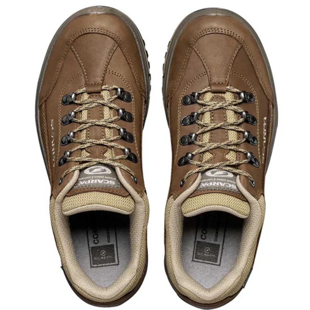Scarpa Women&#39;s Cyrus GTX Shoes (Brown) top view
