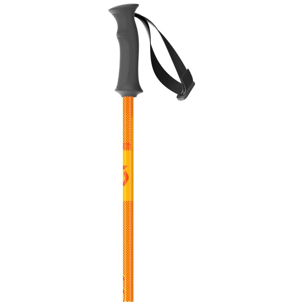 Scott Element Junior Ski Poles (Neon Orange) close up handle