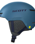 Scott Track Plus MIPS Unisex Snow Sports Helmet (Solid Blue) - Side