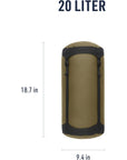 Sea To Summits Lightweight Compression Sack - 20L (Olive Green) size
