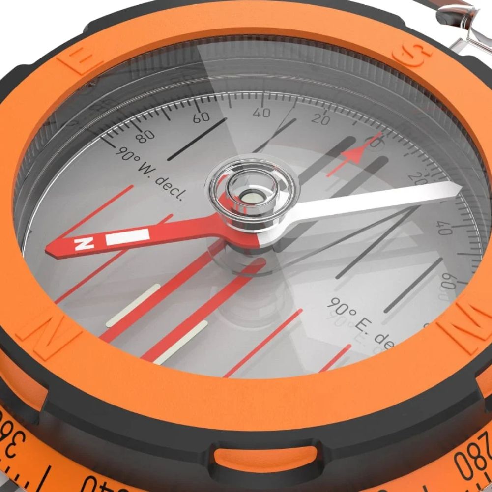 Silva Expedition Compass close up on compass