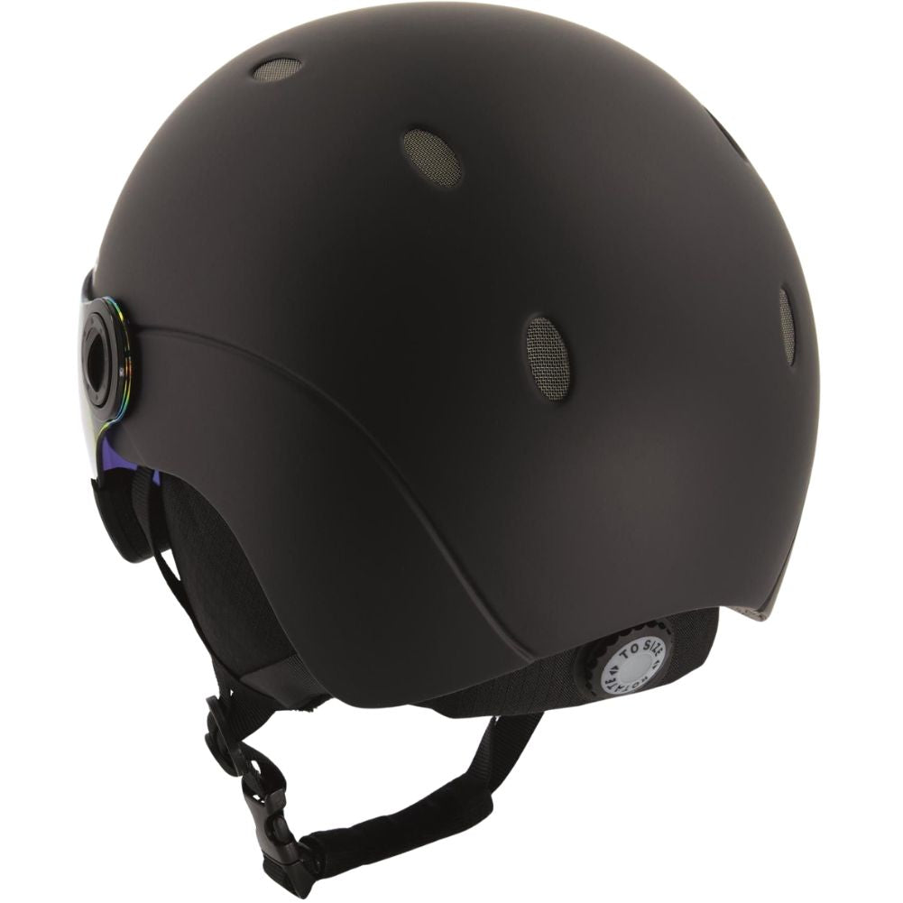 Sinner Titan Trans+ Visor Snow Sports Helmet (Black/Red) - Cat 1-3 Back