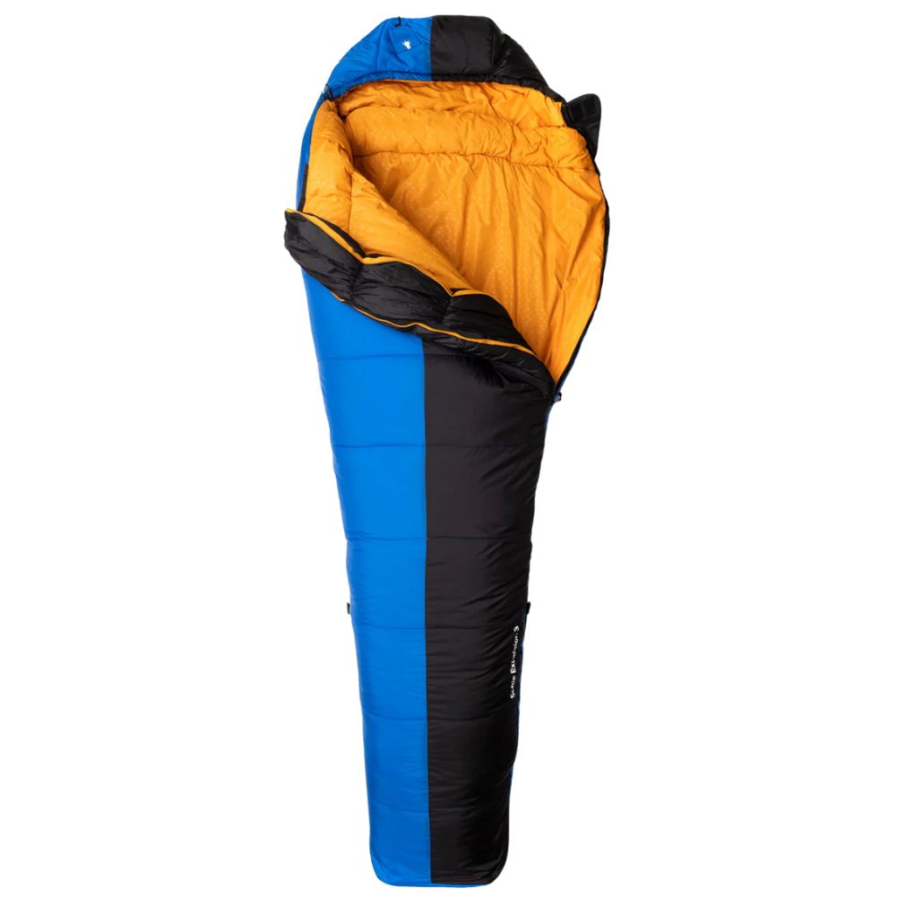 Snugpak Softie Expansion 3 Sleeping Bag (Azure/ Black) open