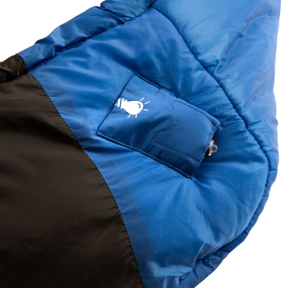 Snugpak Softie Expansion 3 Sleeping Bag (Azure/ Black) light built in