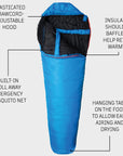 Snugpak Travelpak 2 Sleeping Bag - Left Zip (Electric Blue)