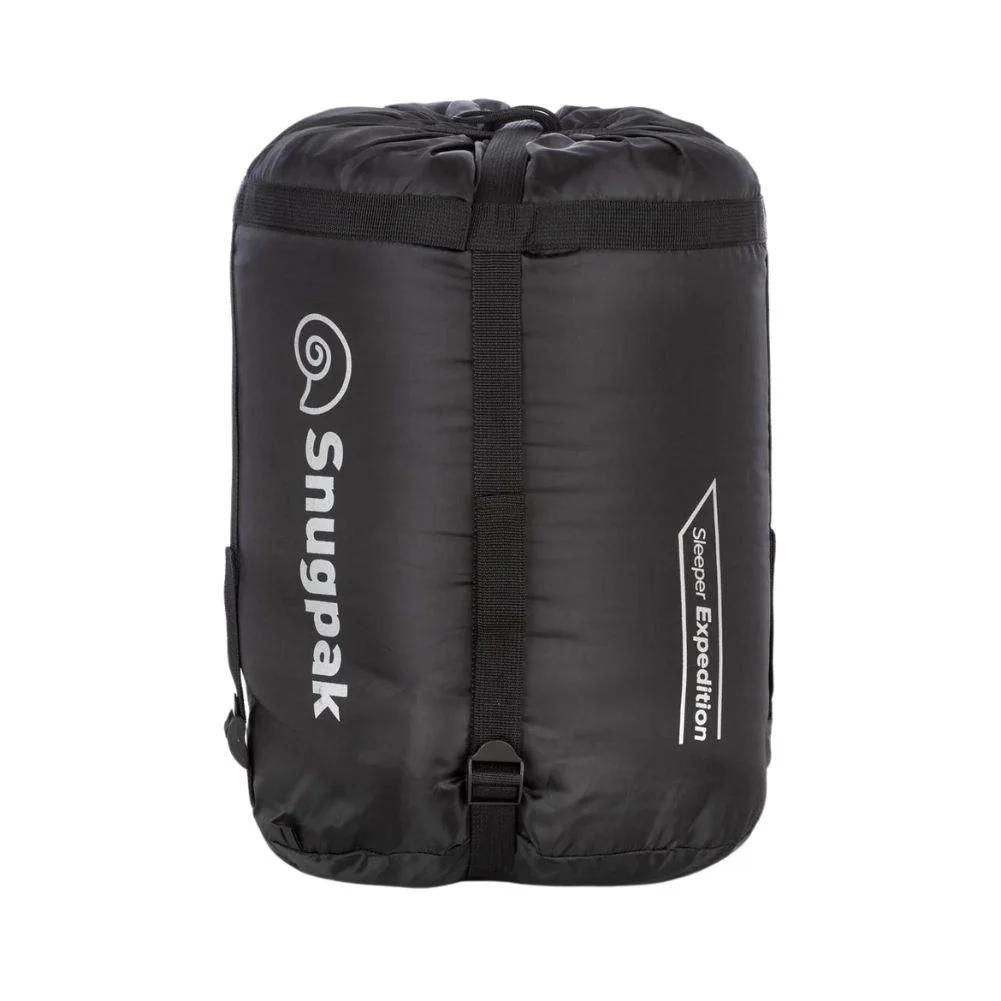 Snugpak Sleeper Expedition (Basecamp) Sleeping Bag WGTE (Black) Packed