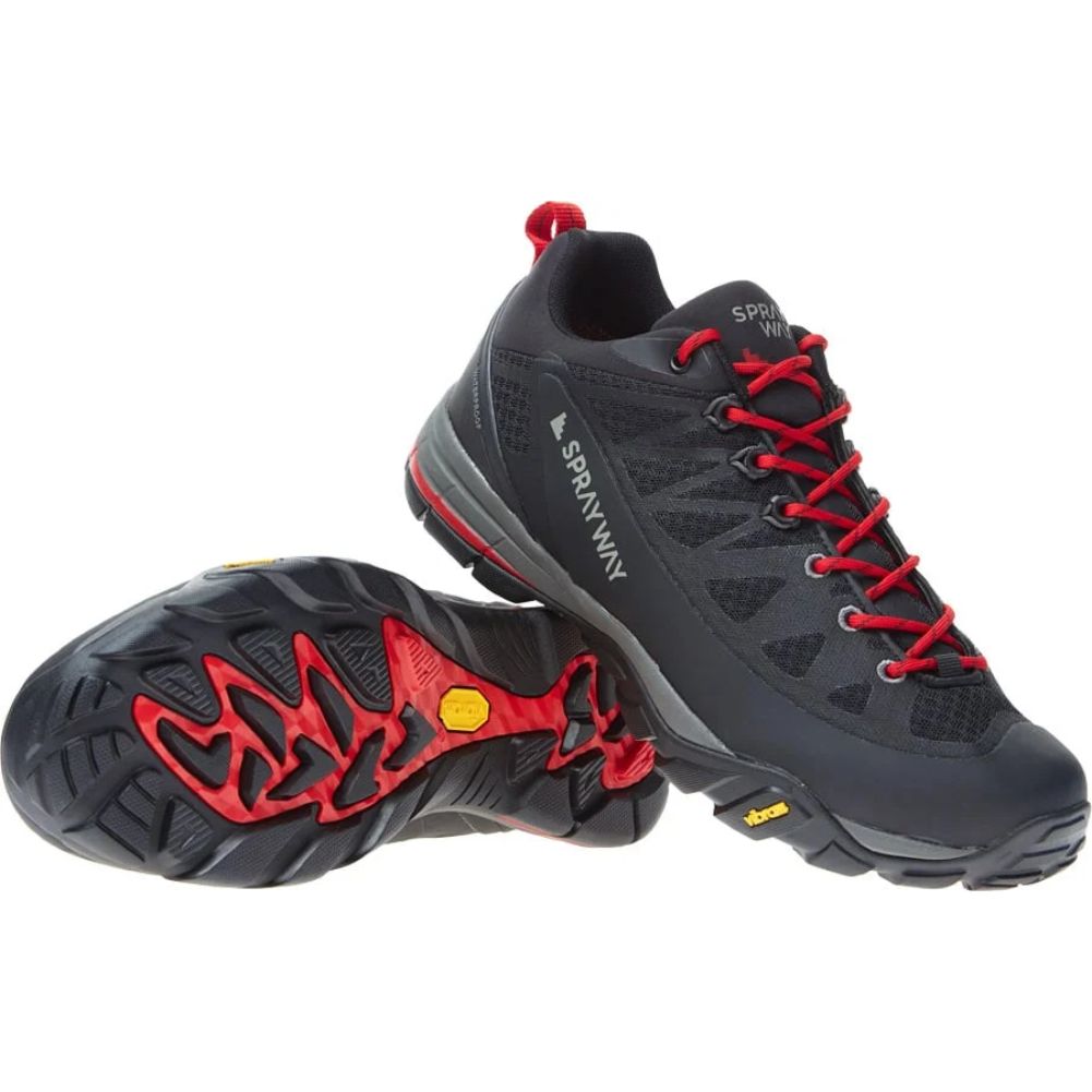 Sprayway Men&#39;s Cirrus Hydrodry Waterproof Walking Shoes
 posing