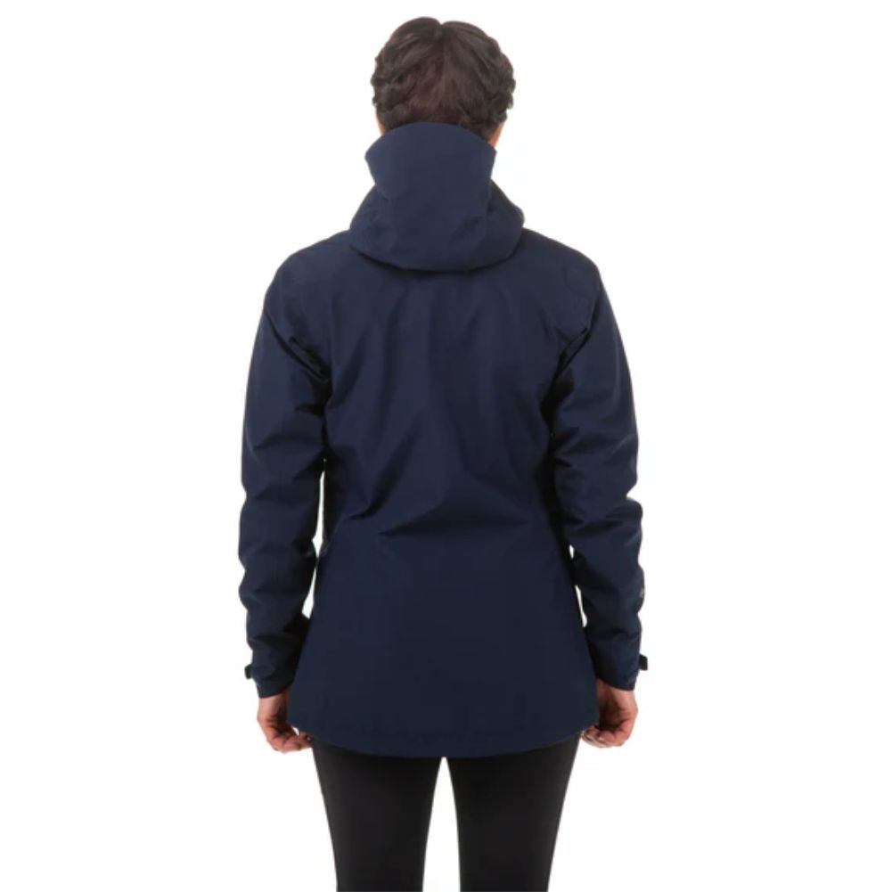 Sprayway Women&#39;s Reaction Long Waterproof GORE-TEX Jacket (Blazer/Enamel) model back