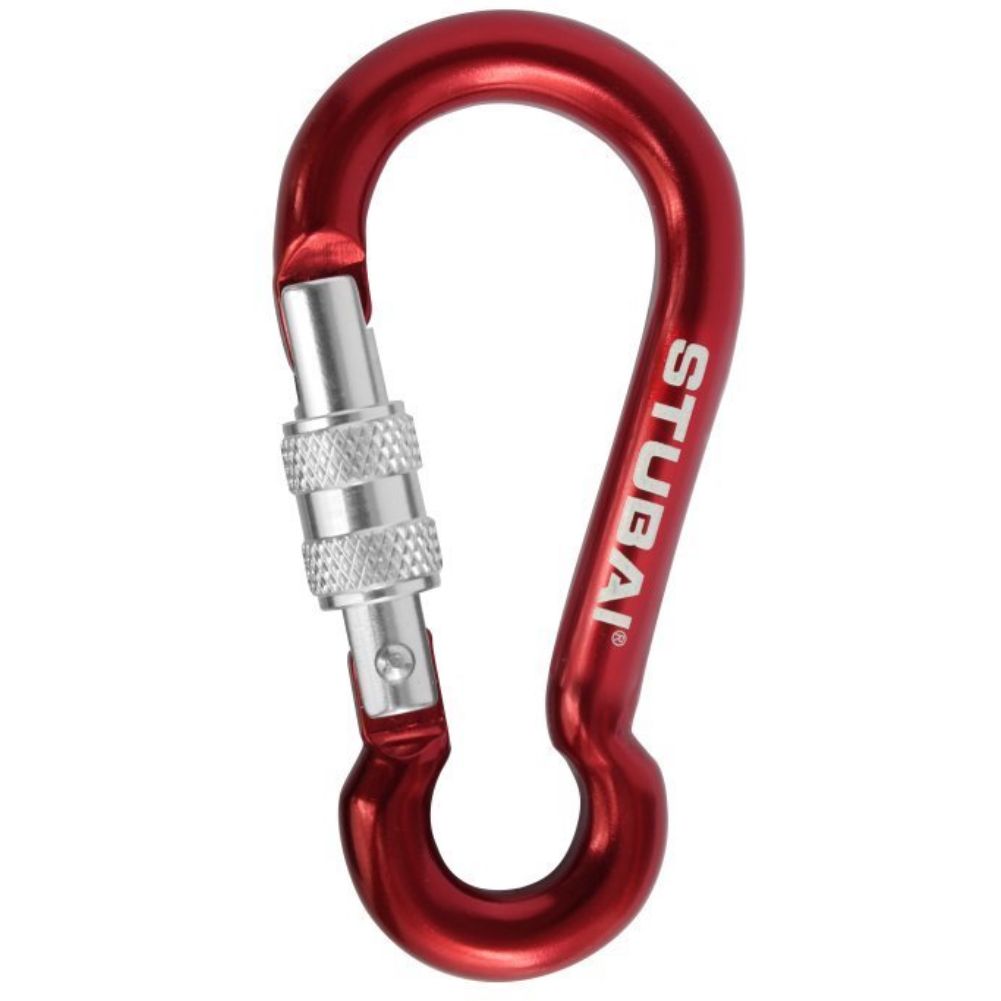 Stubai Dwarf Mini Carabiner red