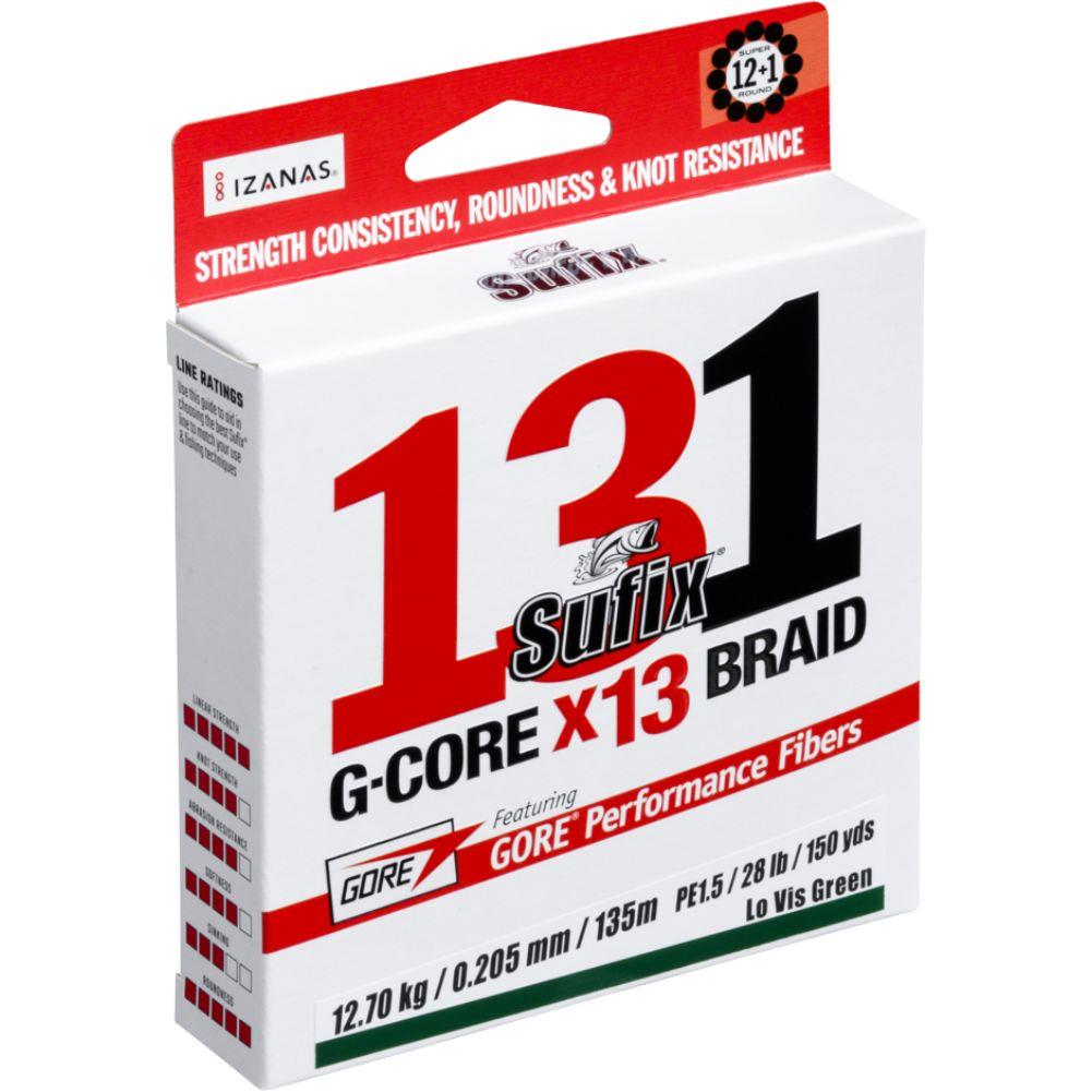 Sufix 131 G-Core 120m Braided Fishing Line