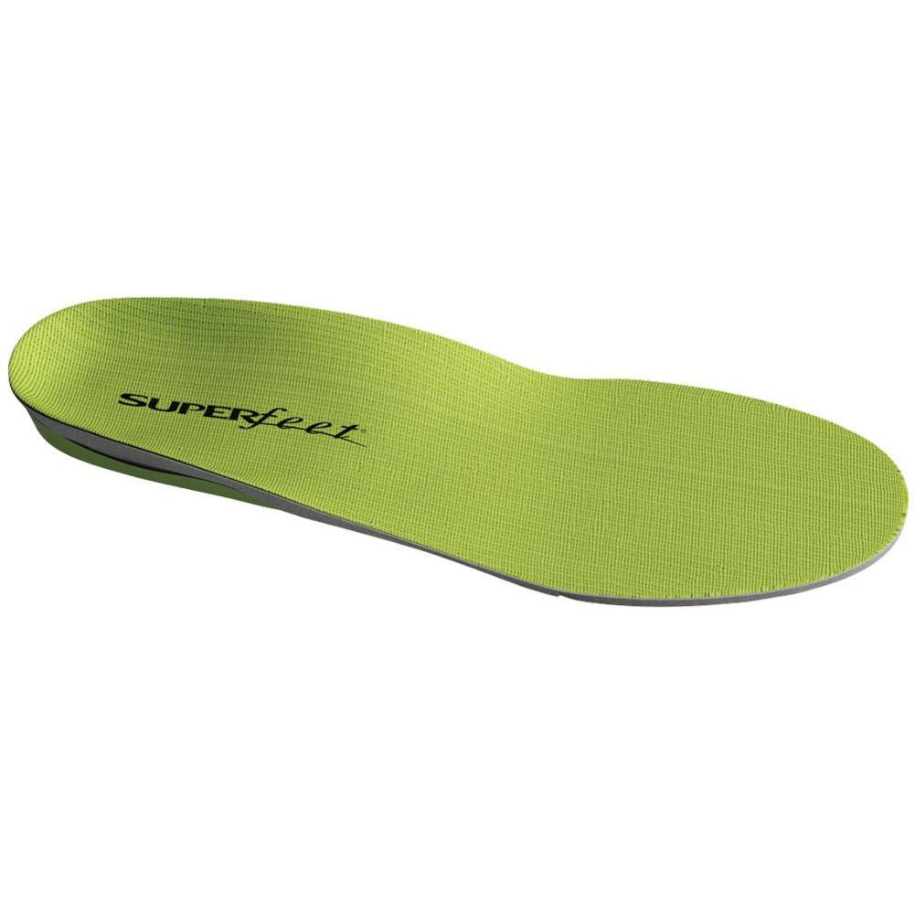 Superfeet Green - All-Purpose Support High Arch - Trim to Fit Insoles left tiling 