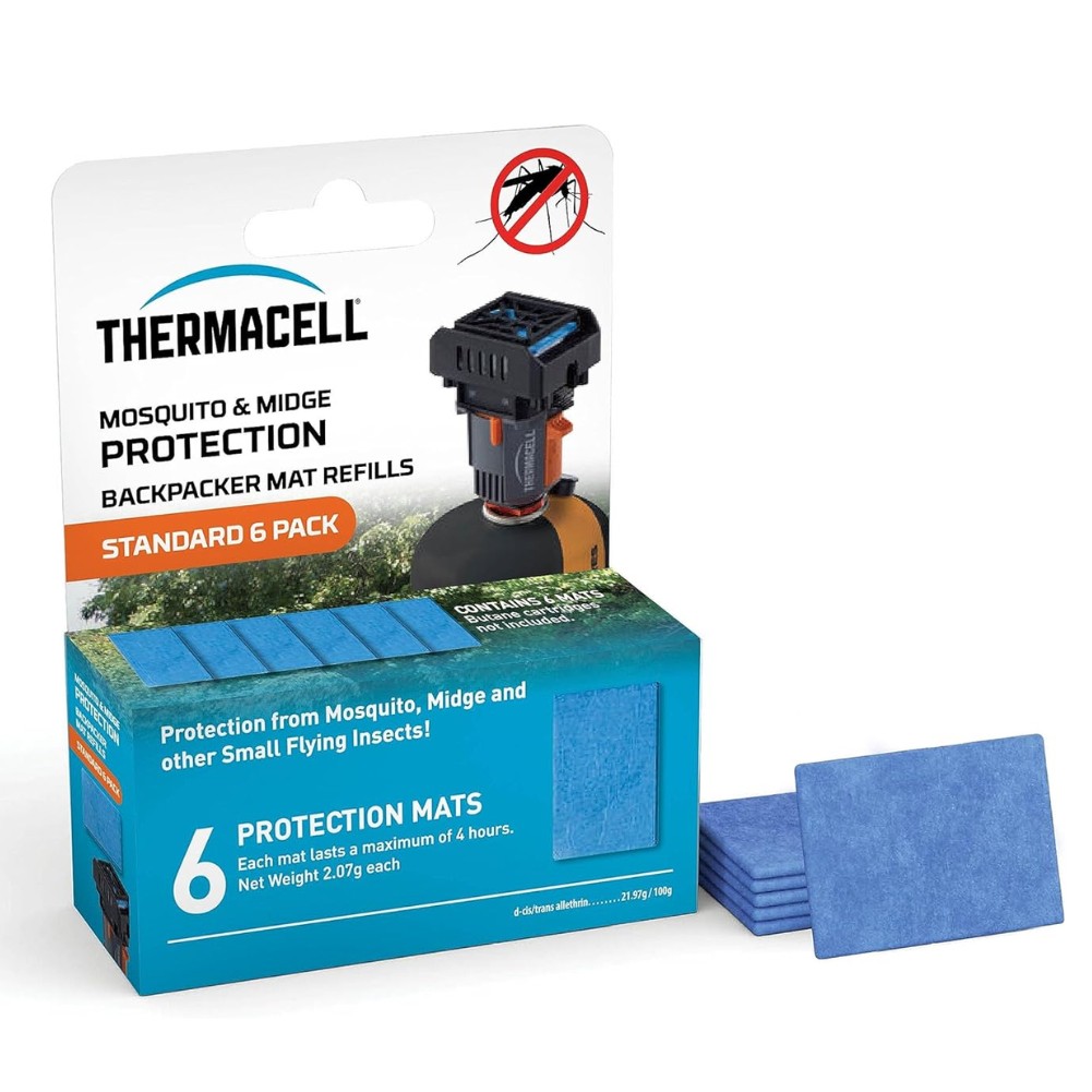Thermacell Backpacker Standard Mosquito &amp; Midge Repellent Mat Refill Pack (6 Pack) display