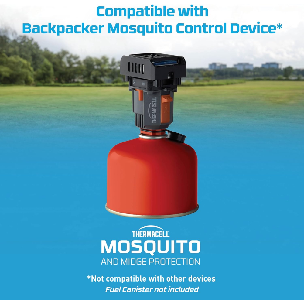 Thermacell Backpacker Standard Mosquito &amp; Midge Repellent Mat Refill Pack (6 Pack) gas