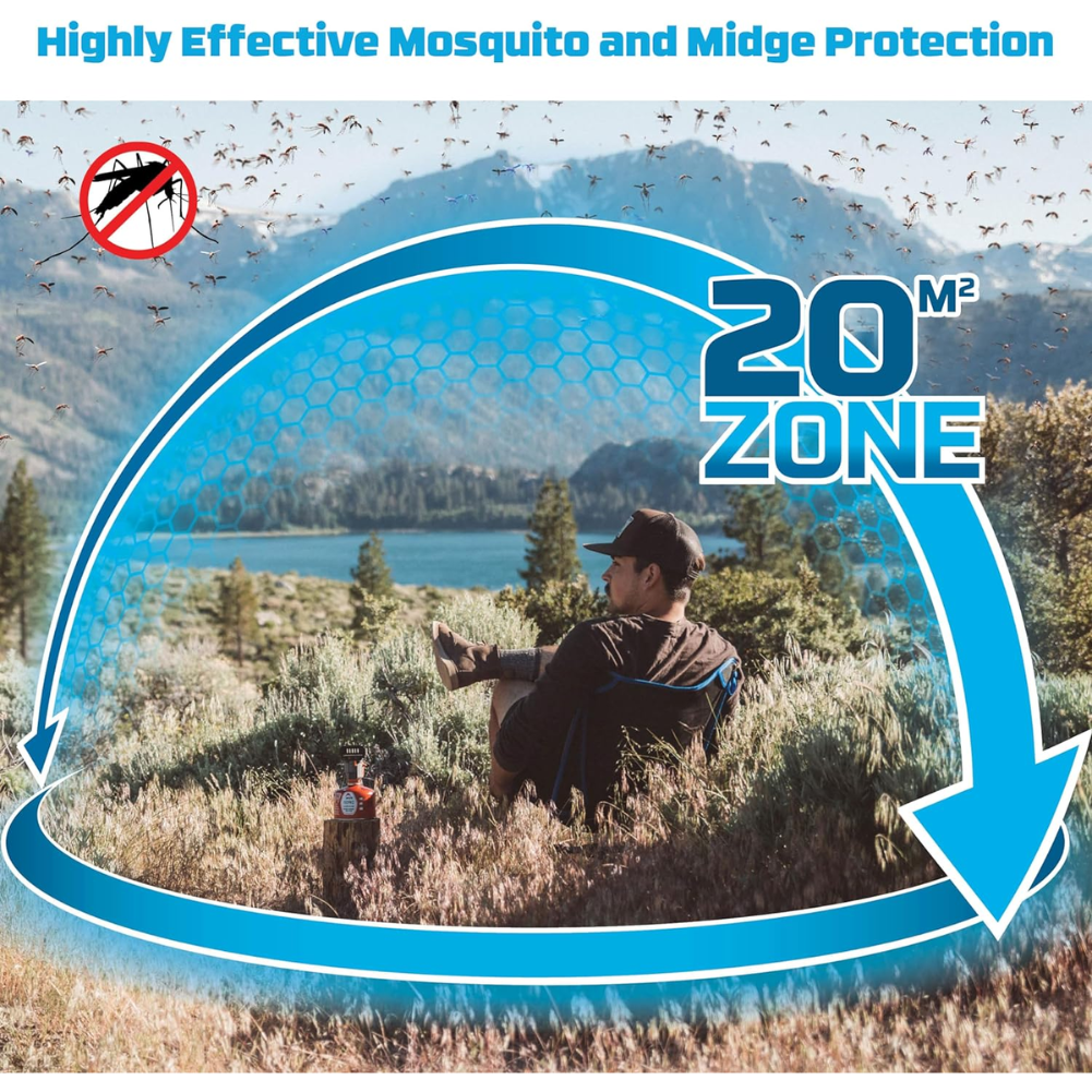 Thermacell Backpacker Standard Mosquito &amp; Midge Repellent Mat Refill Pack (6 Pack) another 20m